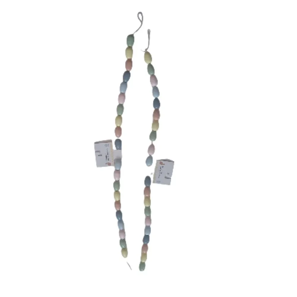 WOODEN EGG GARLAND